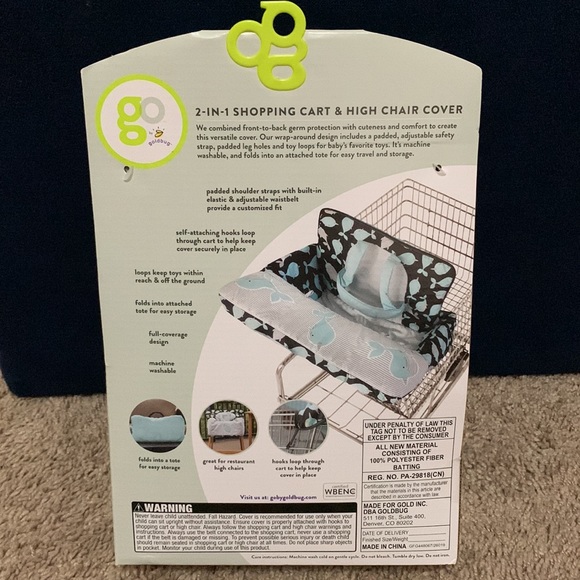 Shopping Cart and High Chair Cover - Picture 2 of 4